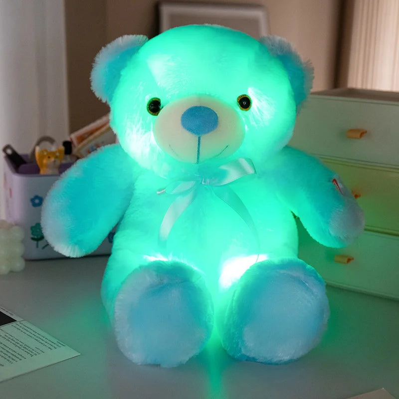 Kid's Luminous Light Up LED Teddy Bear Plush Toy