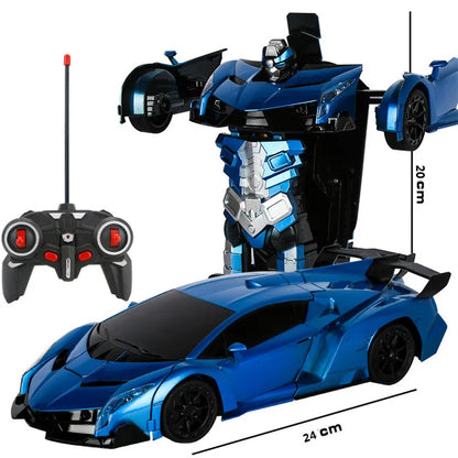 Kid's 2 in 1 Electric Transformation RC Robot Car