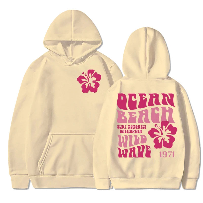 Kid's Letter Print Aesthetics Long Sleeve Hoodies