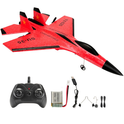LED Light 2.4G RC SU35 Aircraft Gliders