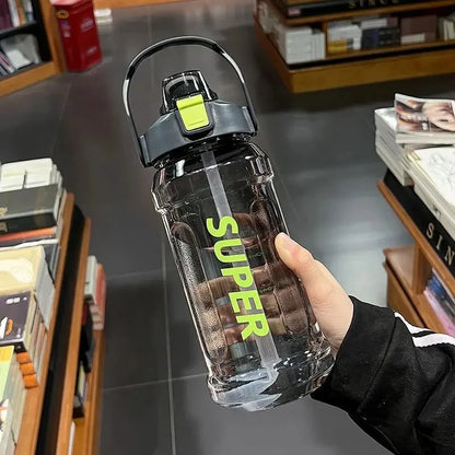 Large Capacity Plastic Sports Water Bottle