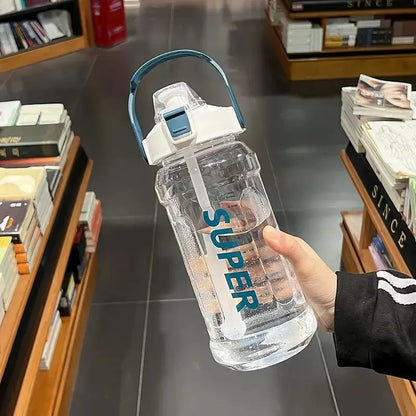 Large Capacity Plastic Sports Water Bottle