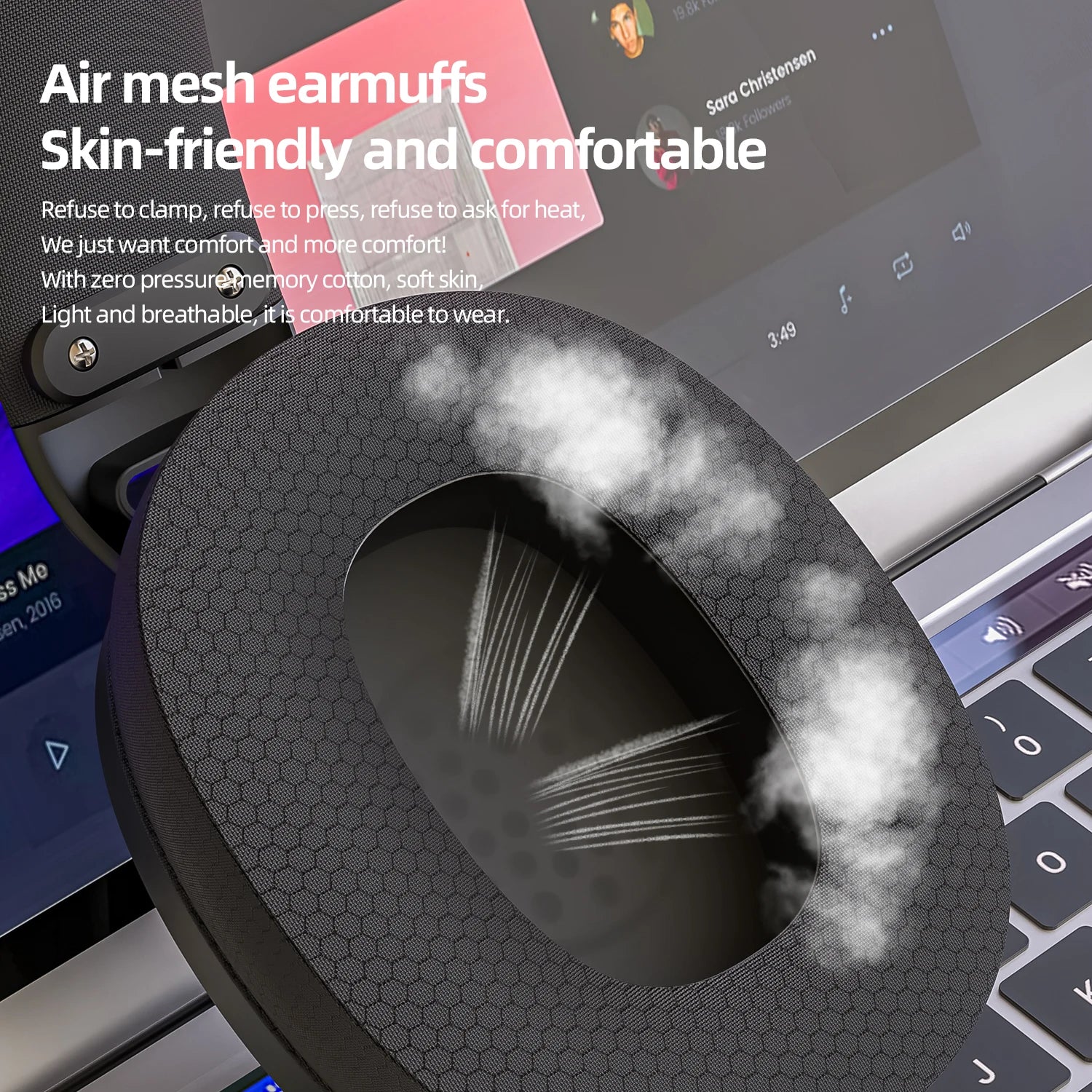 Lightweight Three-Mode Wireless Gaming Headphone