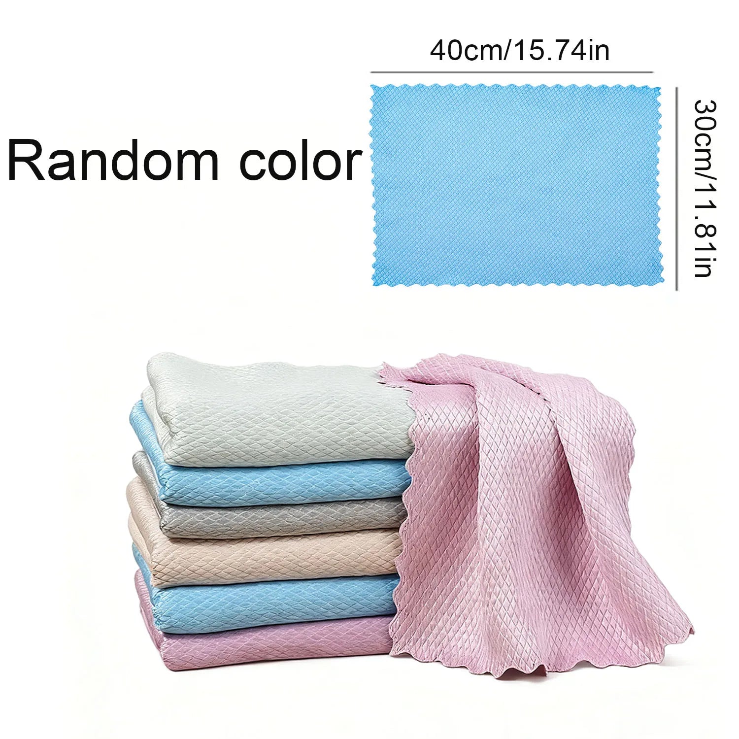 Lint-Free Absorbent Microfiber Cleaning Cloth