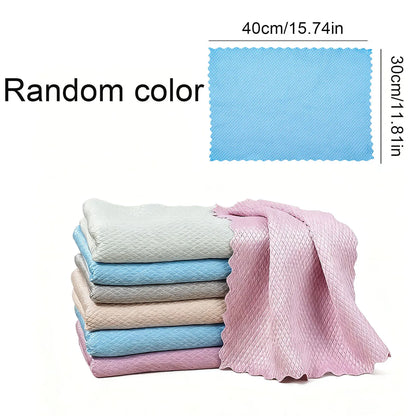 Lint-Free Absorbent Microfiber Cleaning Cloth