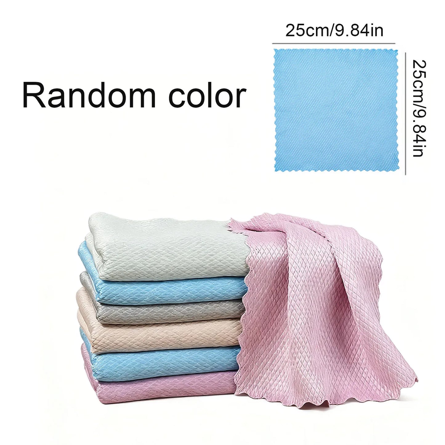 Lint-Free Absorbent Microfiber Cleaning Cloth