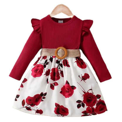 LongSleeve Flower Girl Dress