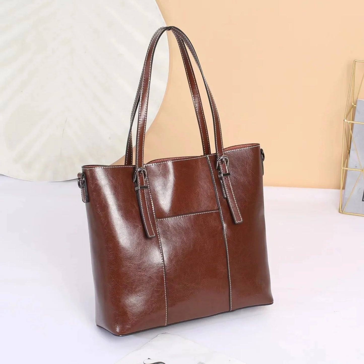 Luxurious Genuine Leather Women's Handbag