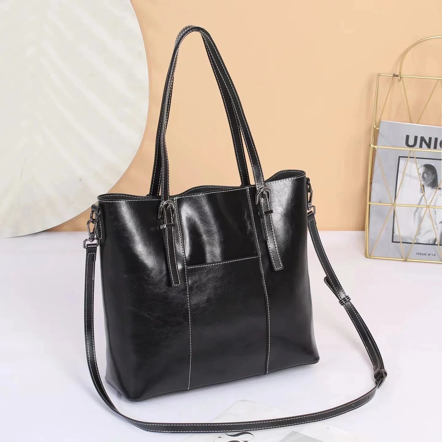 Luxurious Genuine Leather Women's Handbag