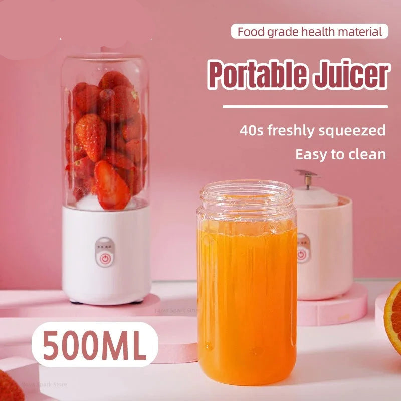 MIni Electric Wireless Usb Rechargeable Juicer