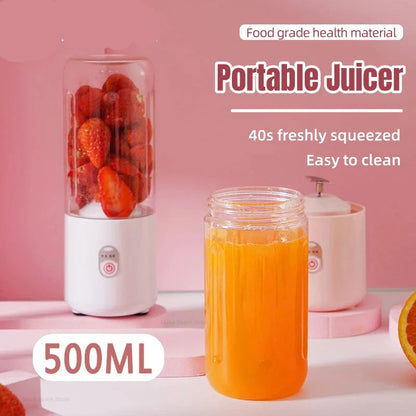 MIni Electric Wireless Usb Rechargeable Juicer