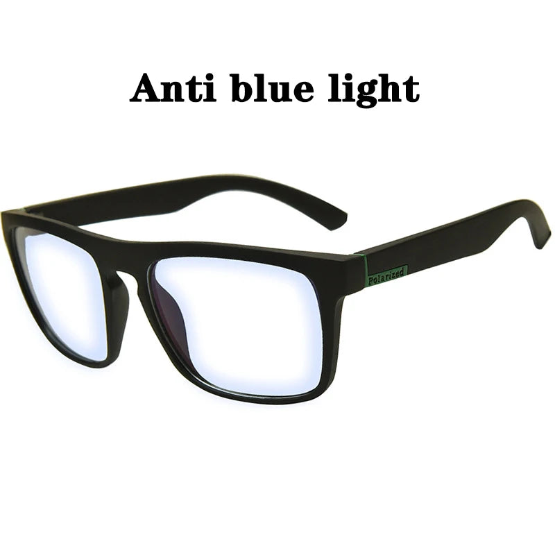 Men's Polarized Mirror Square Sunglasses