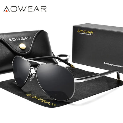 Men's Driving Polarized Aviator Sunglasses