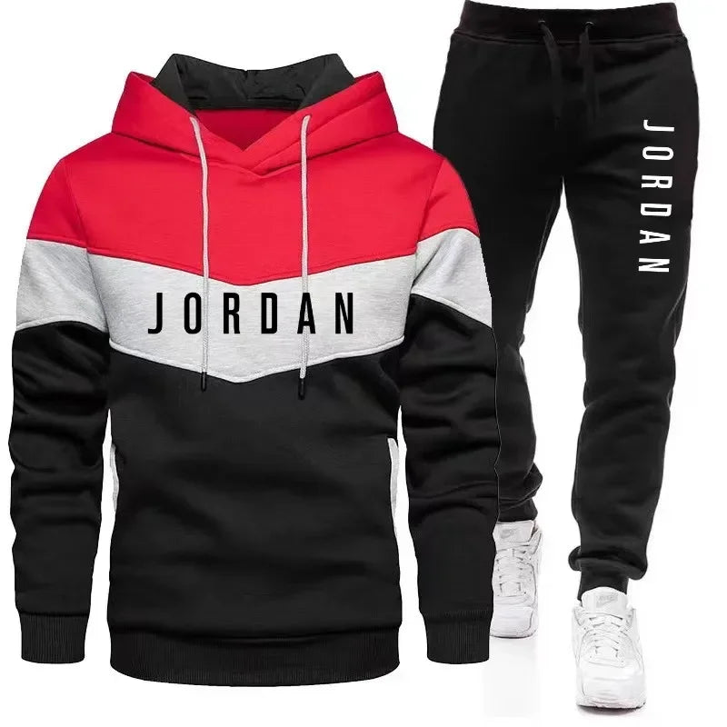 Men's Hooded Autumn Sports Tracksuit