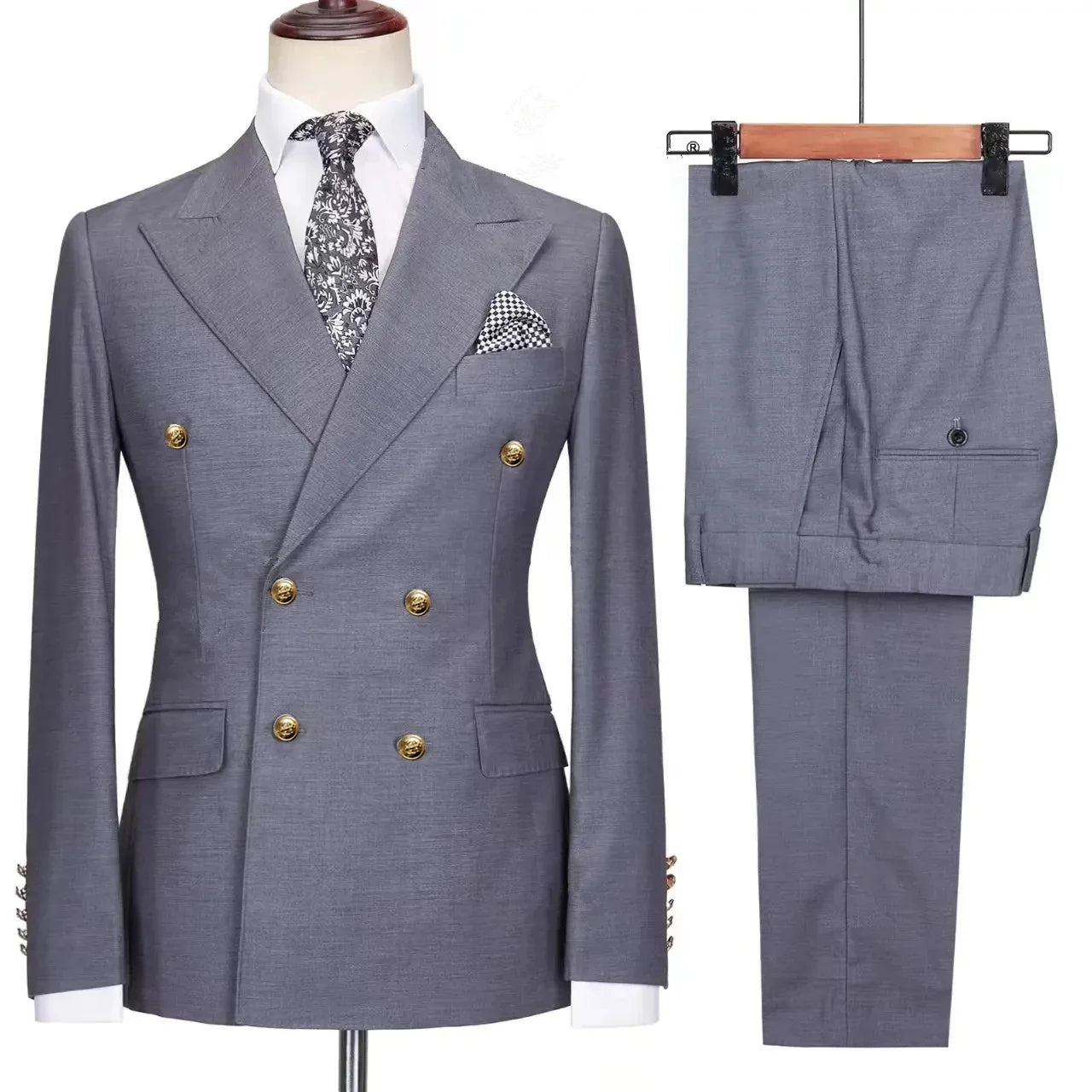 Men Leisure Boutique Business Woolen Suit