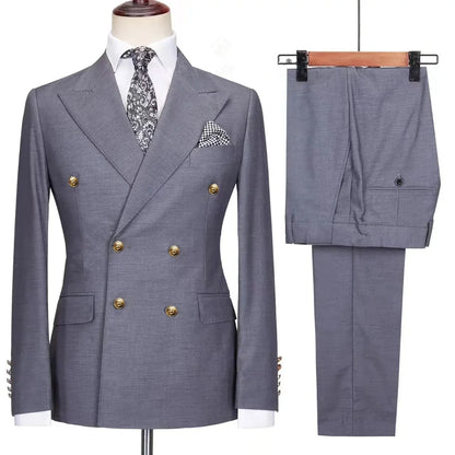 Men Leisure Boutique Business Woolen Suit