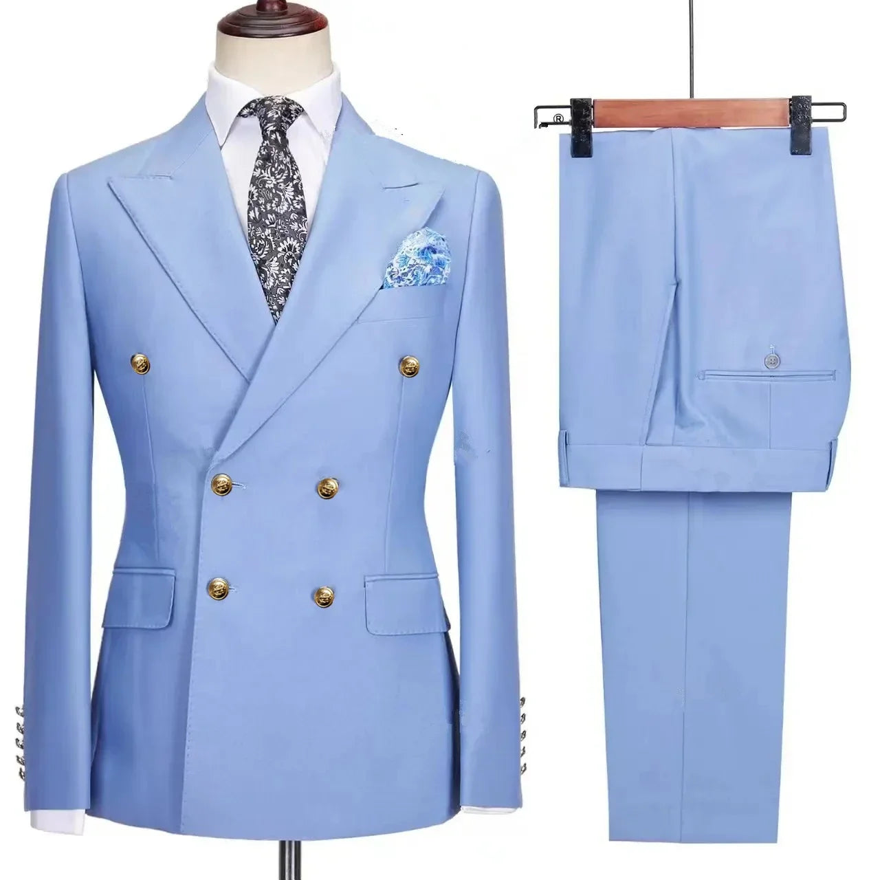 Men Leisure Boutique Business Woolen Suit