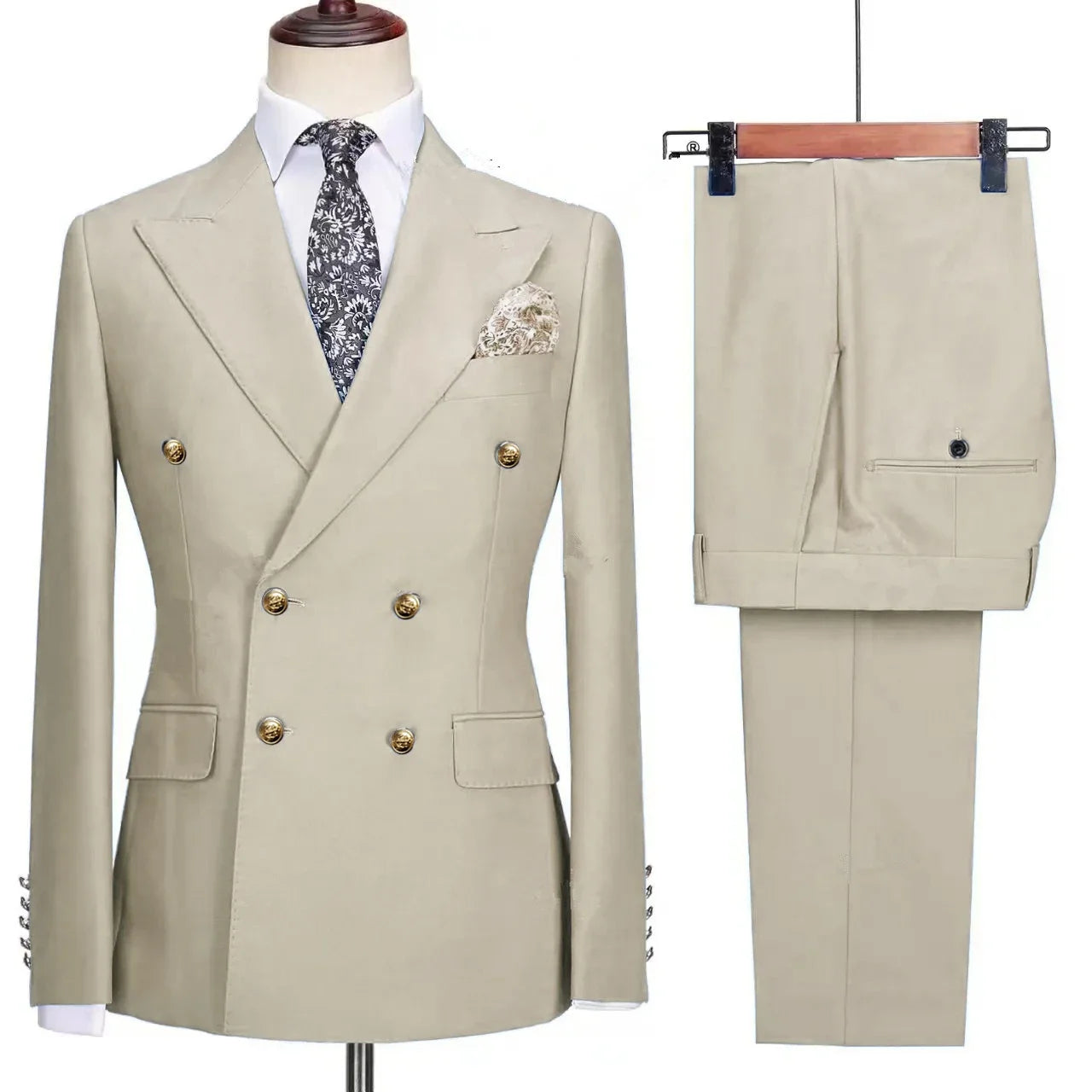 Men Leisure Boutique Business Woolen Suit