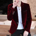 Wine Red Blazer