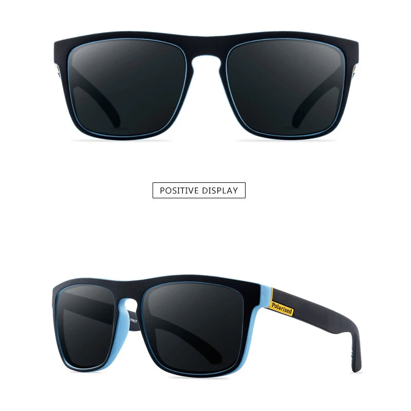 Men's Polarized Mirror Square Sunglasses
