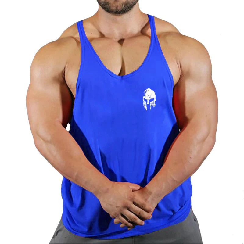 Men's Print Pattern Gym Singlet