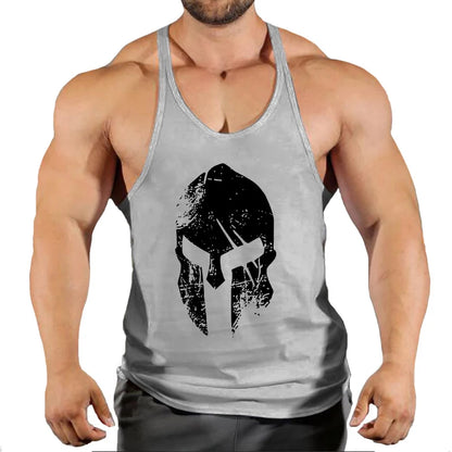 Men's Print Pattern Gym Singlet