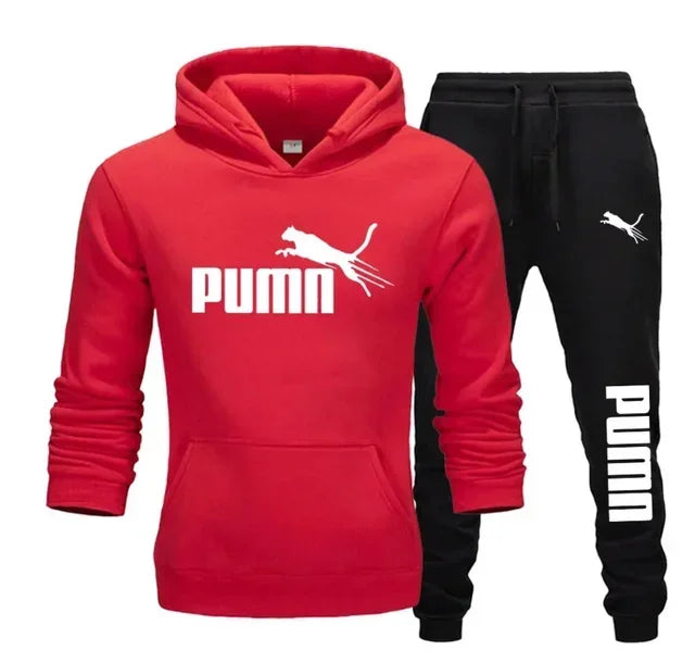 Men's Pullover Hooded Gym Tracksuit