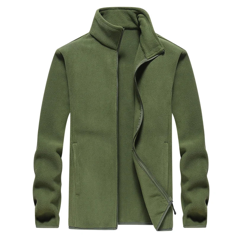 Men's Winter Fleece Windbreaker Wool Lining Jackets