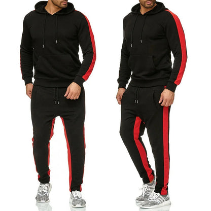 Men's 2 Piece Long Sleeve Moisture Wicking Hoodie