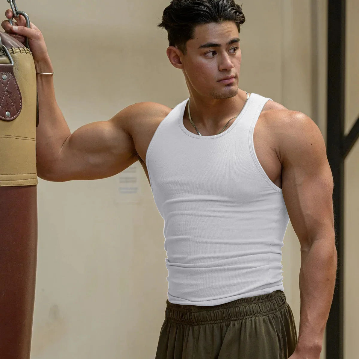 Men's Breathable Sleeveless Gym Vest