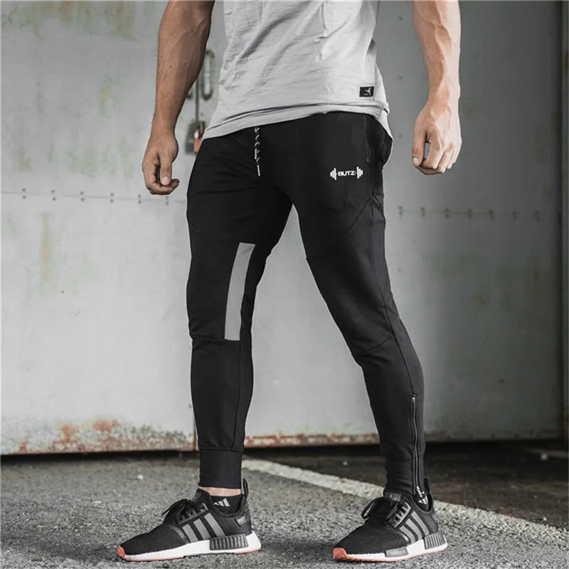 Men's Cotton Gyms Fitness Sports Pants