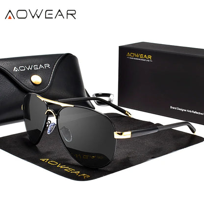 Men's Driving Polarized Aviator Sunglasses
