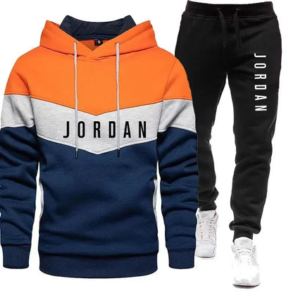 Men's Hooded Autumn Sports Tracksuit