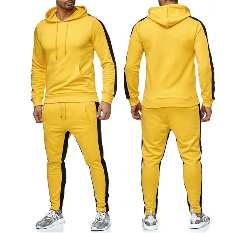 Men's 2 Piece Long Sleeve Moisture Wicking Hoodie