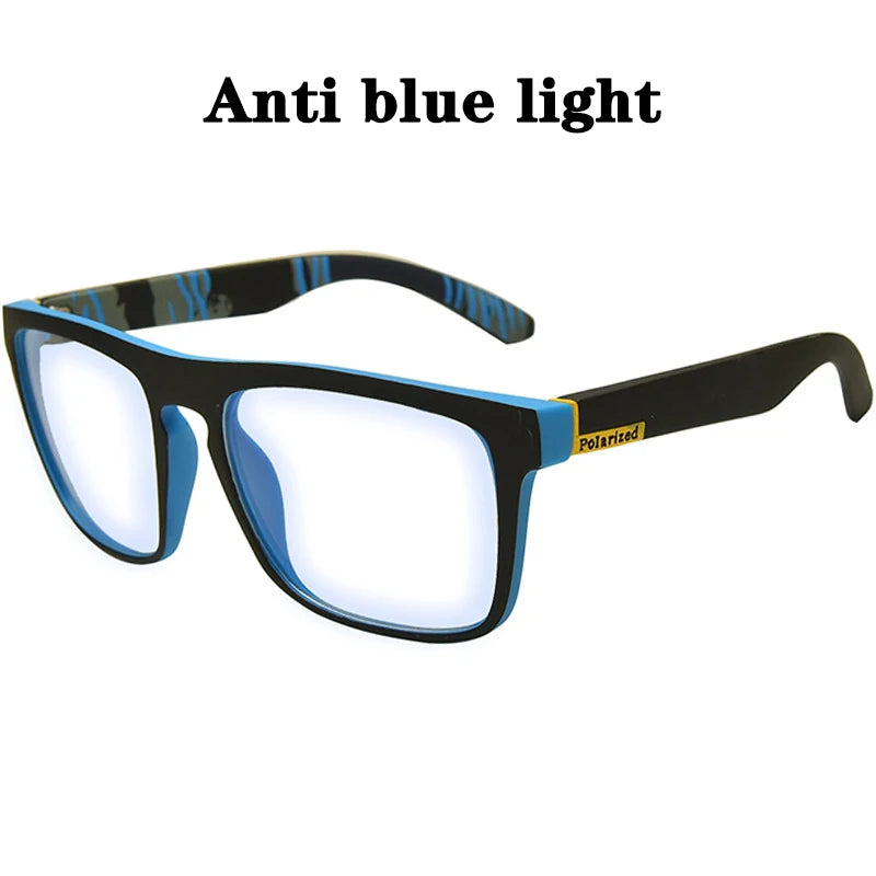 Men's Polarized Mirror Square Sunglasses