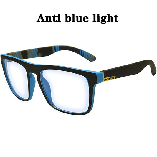 Men's Polarized Mirror Square Sunglasses