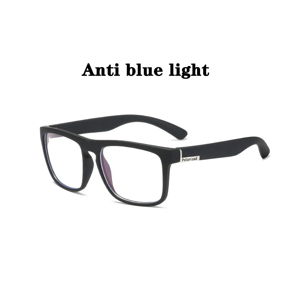 Men's Polarized Mirror Square Sunglasses