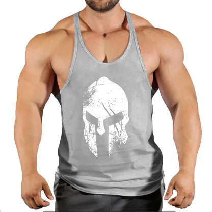 Men's Print Pattern Gym Singlet