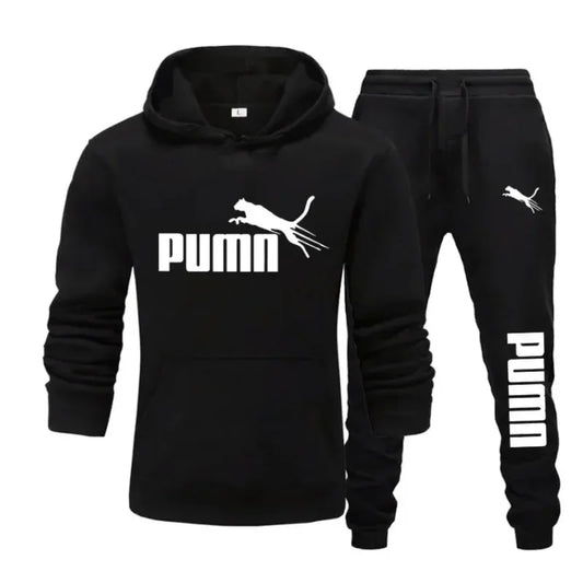 Men's Pullover Hooded Gym Tracksuit