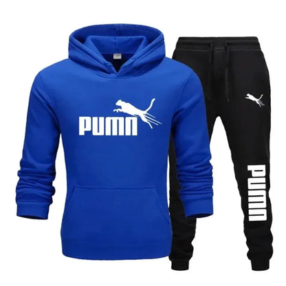 Men's Pullover Hooded Gym Tracksuit