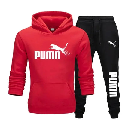 Men's Pullover Hooded Gym Tracksuit