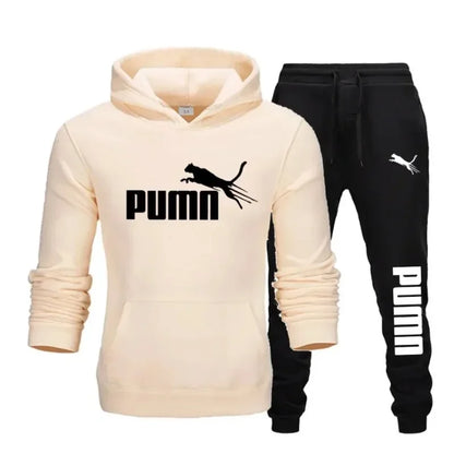 Men's Pullover Hooded Gym Tracksuit