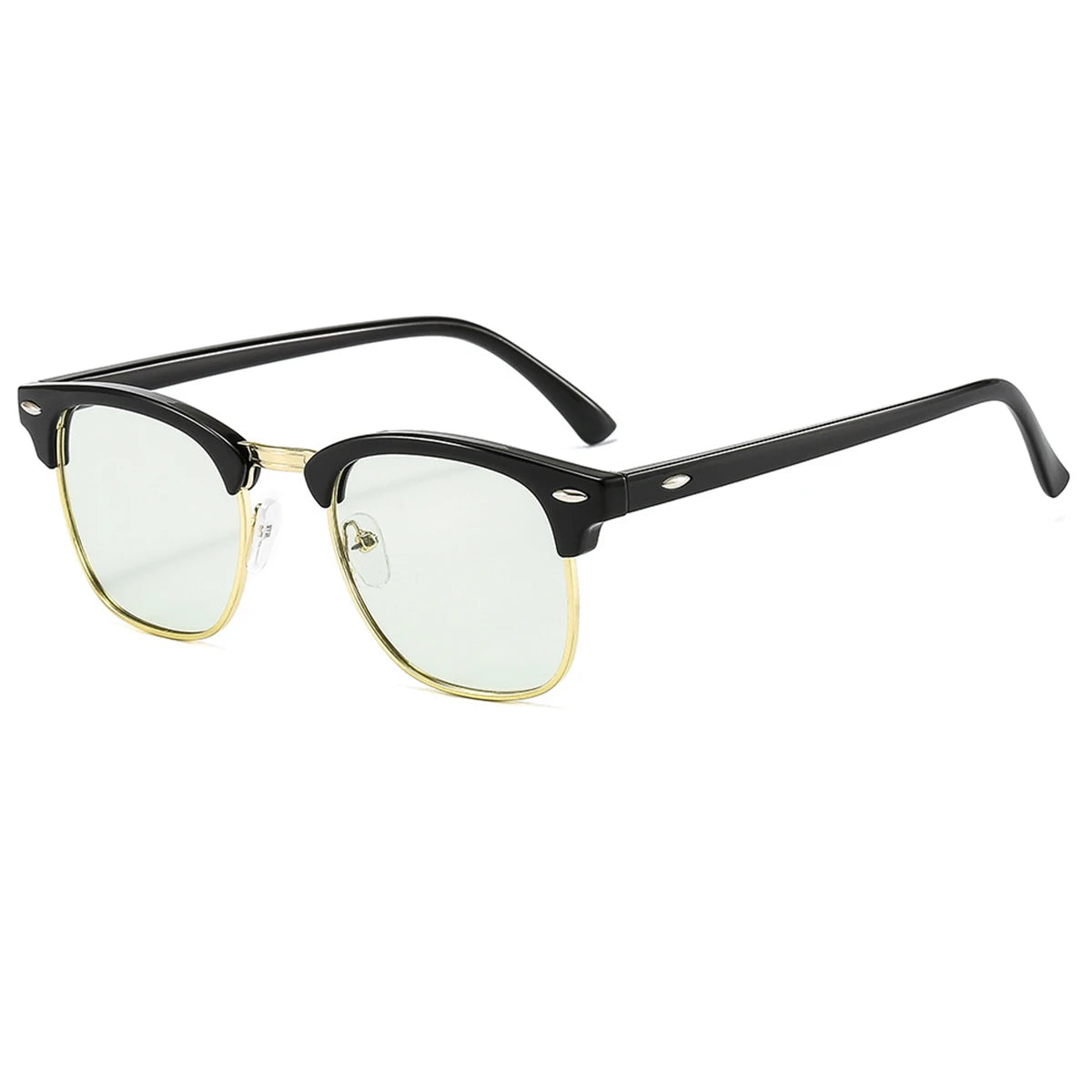 Men's Rectangle Retro Shade Photochromic Sunglasses