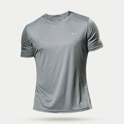 Men's Short Sleeve Moisture Wicking Round Neck T-Shirt