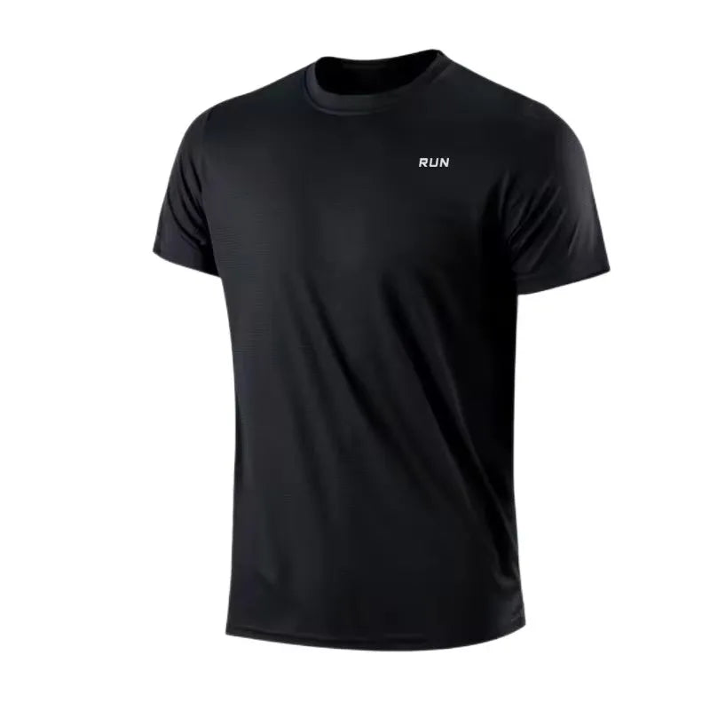 Men's Short Sleeve Moisture Wicking Round Neck T-Shirt