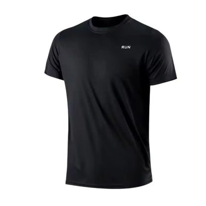 Men's Short Sleeve Moisture Wicking Round Neck T-Shirt