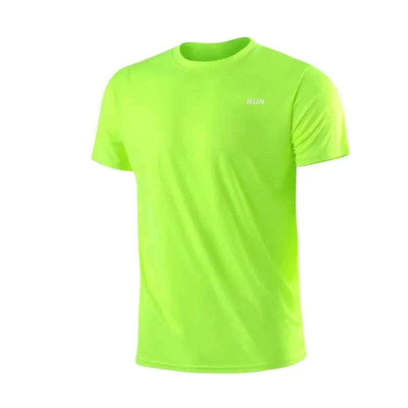 Men's Short Sleeve Moisture Wicking Round Neck T-Shirt