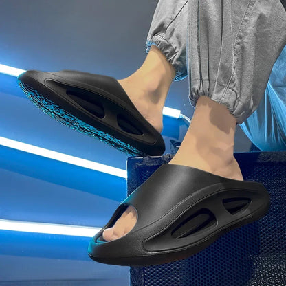 Men's Thick Bottom Summer Lounge Slippers