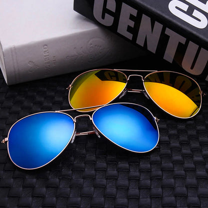 Men's UV400 Driving Aviator Alloy Frame Sunglasses