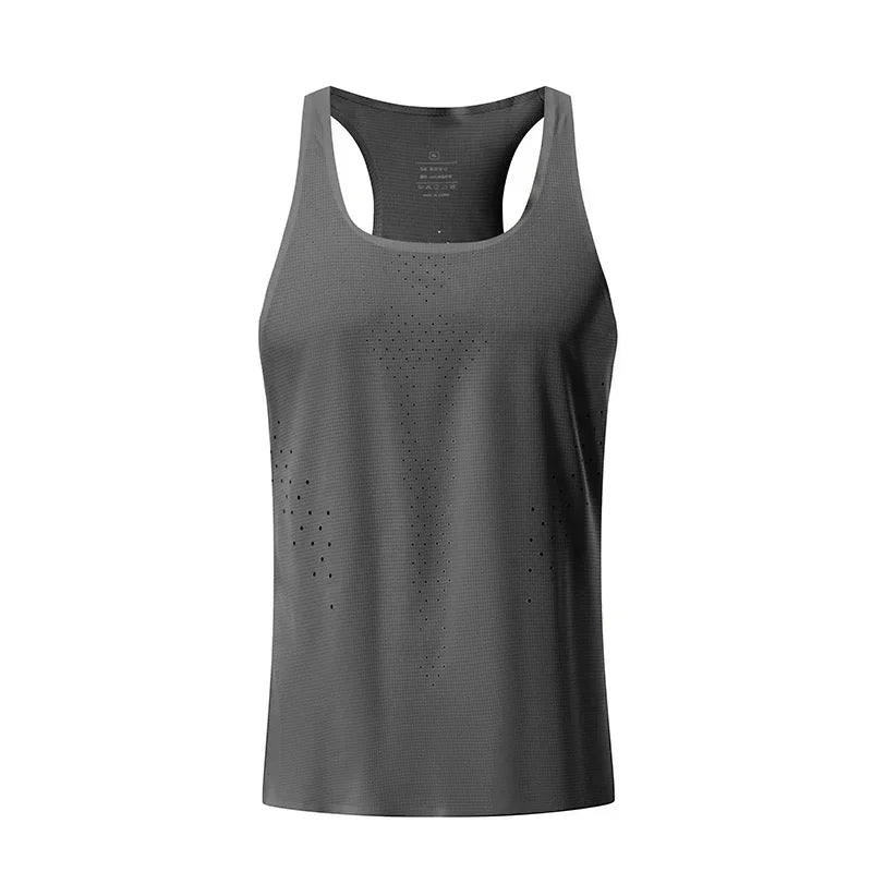 Men's Vest Sleeveless Elastic Basketball Tank Top